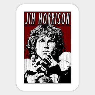 Vintage Retro Jim Morrison Sticker